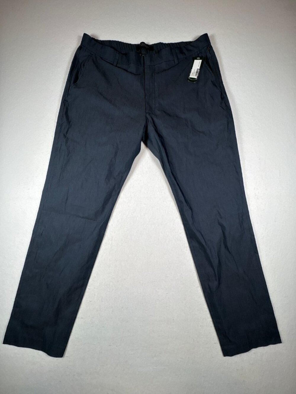 Liverpool Los Angeles Hybrid Waist Chino Pants Mens 38x32 Navy Blue Slash Pocket